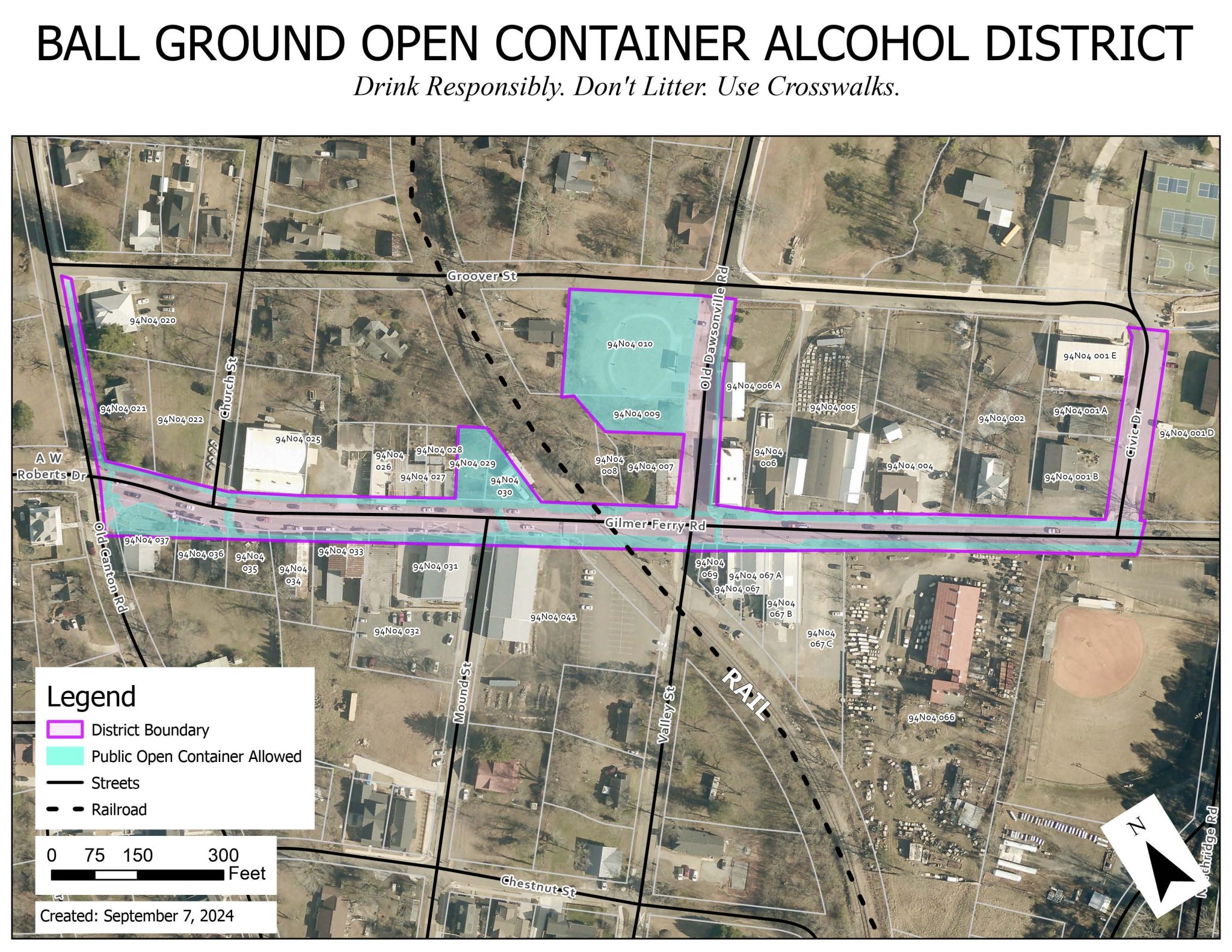 Open Container Alcohol District City of Ball Ground