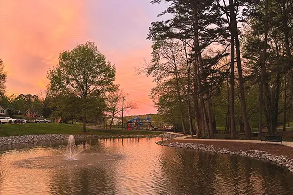 Sunset Calvin Farmer Park